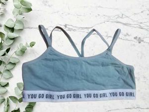 Cute Blue Sports Bra