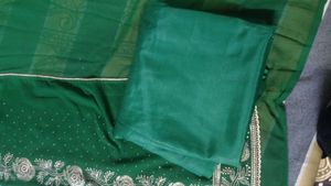 Green Embroidered Salwar Suit