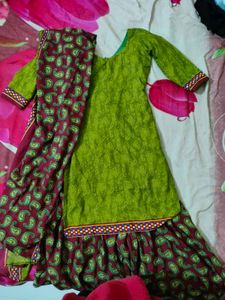 Dress With Salwar And Dupatta