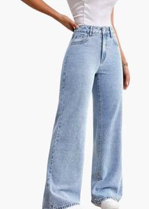 Light Wash Wide Leg Jeans
