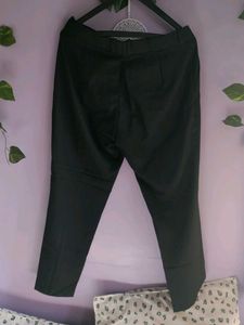 Black Straight Leg Trousers