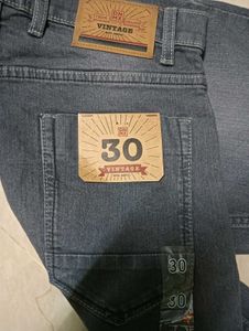 Vintage Grey Denim Jeans