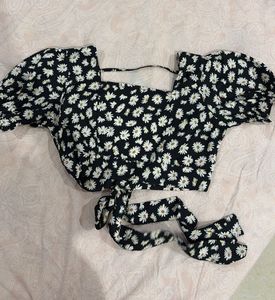 Printed Crop Top, S/M/L Size