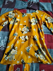 Floral Yellow Top