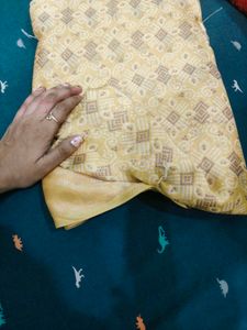 New Yellow Saree
