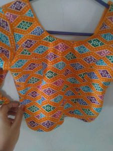 beautiful Orange stretchable blouse