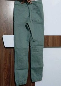 Green Casual Joggers