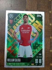 William Saliba Limited Edition Card