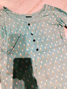 Green Tunic Top