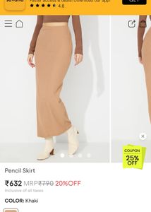 Knit Midi Skirt