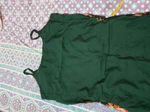 Elegant Green Embroidered Kurta Set