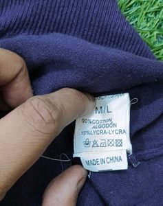 Imported Elegant Purple Cardigan