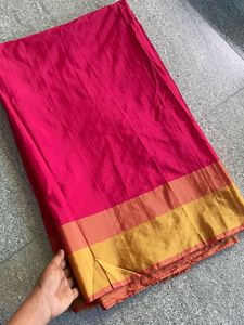 Pink &amp; Gold Saree
