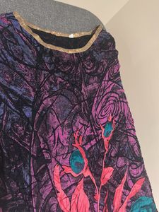 2 Floral Cotton 3/4th Sleeves Colared Kurti