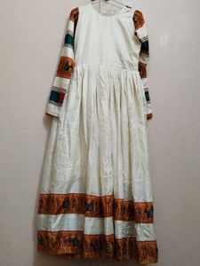 Khajuraho bamboo Silk Gown
