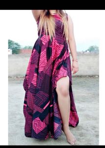 Pinteresty Sexy Side cut Gown 😇
