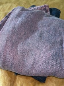 washed out denim jeans from west side