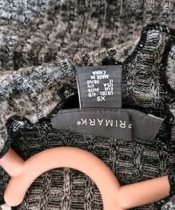 Grey Turtle Neck Top