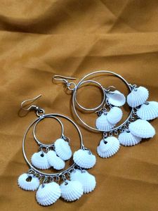 Seashell Statement Earrings