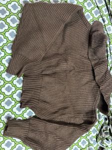Brown Knit Sweater