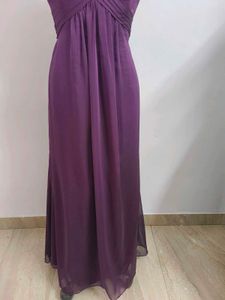 Purple Chiffon Gown