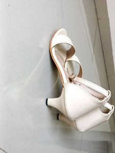 Stilettos/Kitten Heels (Cream Color/Beige/Off Whit