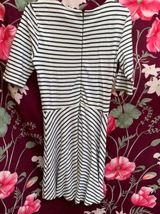 Spao brand Striped Skater Dress