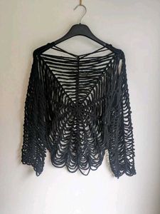 Aesthetic Crocheted Spiderweb Overtop
