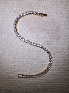 Anti Tarnish Cubic Tennis Bracelet