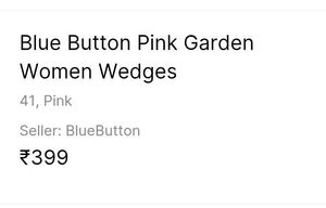 Blue Button Wedges