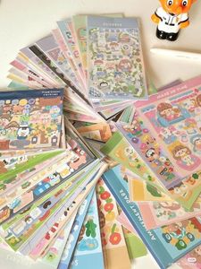 Sticker Set Random Colour Piece 4 Size Long Sheet