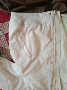 Stylish White Hooded Jacket