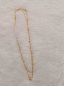 Gold Double Layered Necklace