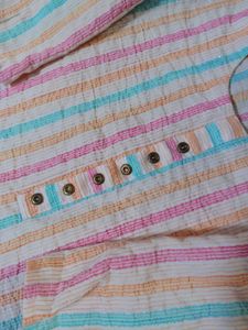 Striped Button-Up Top