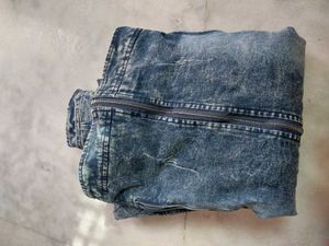 Lagishong Distressed Denim Jacket - 4XL