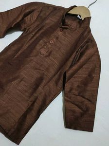 Brown 🟤Bajirao Style Kurta Set 3- 4 Year Boy