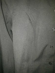 Classic Black Button-Down Shirt