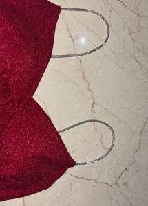 Red Sparkle Cami Top