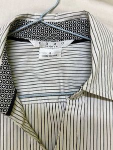 Striped Button-Down Shirt