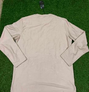 Elegant Beige Long Sleeve Top