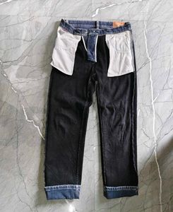 Vintage Denim Jeans and vans tshirt 👕