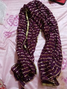 Purple Colour Dupatta