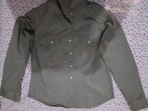 Cotton Shirt Olive Colour