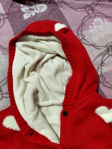 Red Heart Cardigan