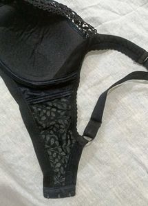 Black Net Padded Bra