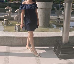 Half Shoulder Dress