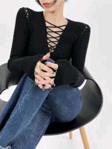 Lace Up Sexy Top