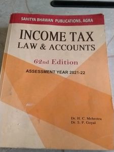 Income TAX LAW & ACCOUNTS BOOK