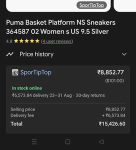 PumaBasket Platform NS Wns Metallic