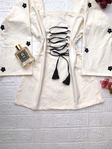 Corset Back Festive Kurti 🖤🦢